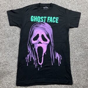 Ghostface Shirt Size Small Graphic Scream Scary Horror Purple Halloween Mens